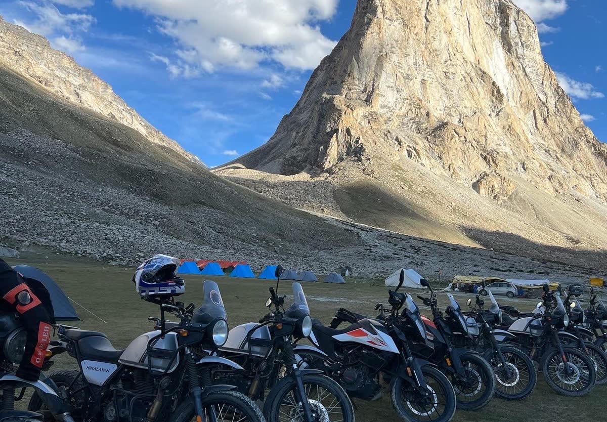 Remote crossing in the Zanskar valley